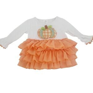 Pumpkin 6-9M tulle top
